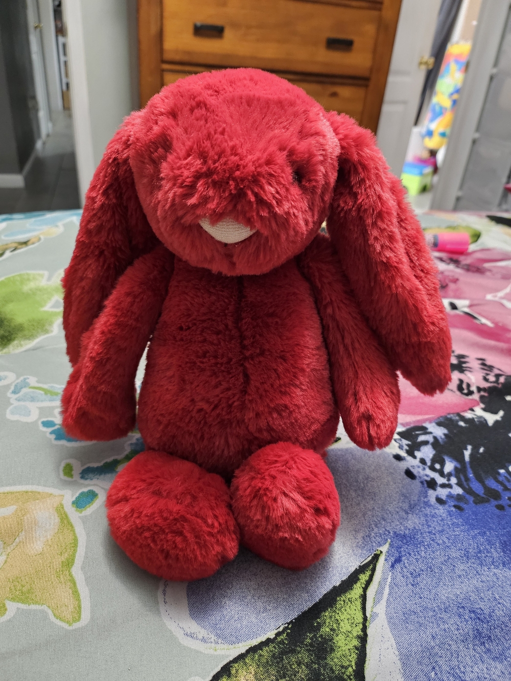 Jellycat Bashful Luxe Bunny Scarlett Big (Rare!)
